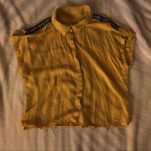 Yellow love blouse